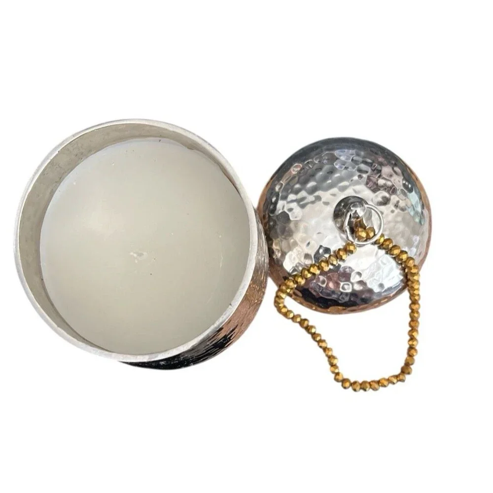 Tozai Home Candle Casbah Scented 12.34 oz 15 Hours Sliver